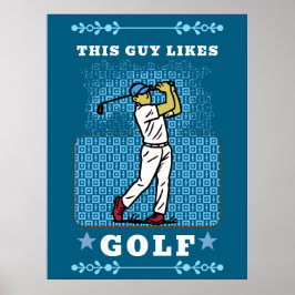 golf player ポスター