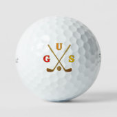 Golf Player Initials | three-letter nick name ゴルフボール (正面)