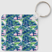 Golf Print Golf Cart キーホルダー (裏面)