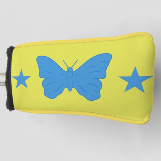 Golf Putter Cover with Flag of Bady Bassit, Brazil ゴルフヘッドカバー (正面)