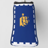 Golf Putter Cover with Flag of Quebec City, Canada ゴルフヘッドカバー (回転90)