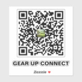 Golf QR Code Sticker – Link Up on the Green シール (シート)