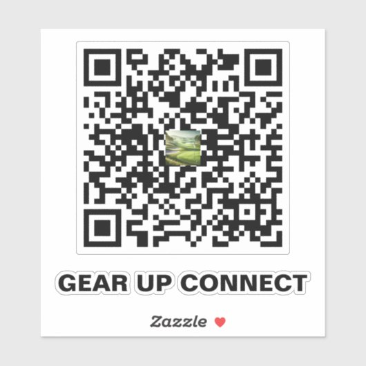 Golf QR Code Sticker – Link Up on the Green シール (シート)