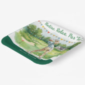 Golf  retirement for golfer  ペーパープレート (傾斜あり)