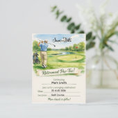 Golf Retirement Party for golfer  セーブザデート (スタンド正面)