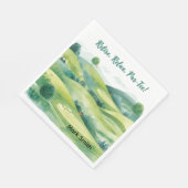 GOLF RETIREMENT Tee off ParTee for golfer スタンダードランチョンナプキン (角)