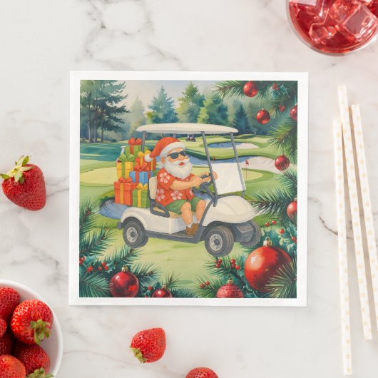 Golf Santa Claus is golfing Christmas in July  (インサイチュ)