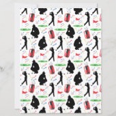Golf Scrapbook Paper (Men) (裏面)