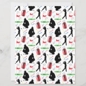 Golf Scrapbook Paper (Men) (正面)