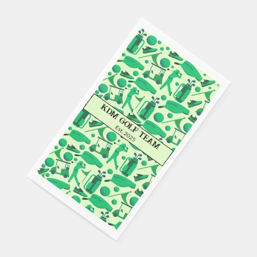 Golf Silhouette Pattern Classic branding buisness  (コーナー)