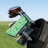 Golf Silhouette Pattern Classic branding buisness ゴルフヘッドカバー (インサイチュ)