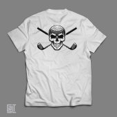 Golf Skull Crossbones - Edgy Pirate Golfer Tシャツ