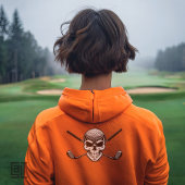 Golf Skull Crossbones - Edgy Pirate Golfer Tシャツ