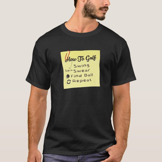 Golf Sports Golfer Coach Funny Golfing Sayings Tシャツ (正面)