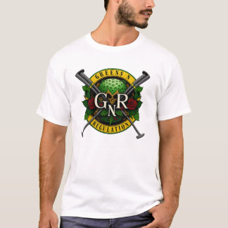 Golf T-Shirt Gun's N Roses Theme Tシャツ