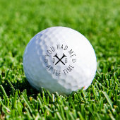 Golf Tee Time Custom Initials Couples Gift Cute ゴルフボール