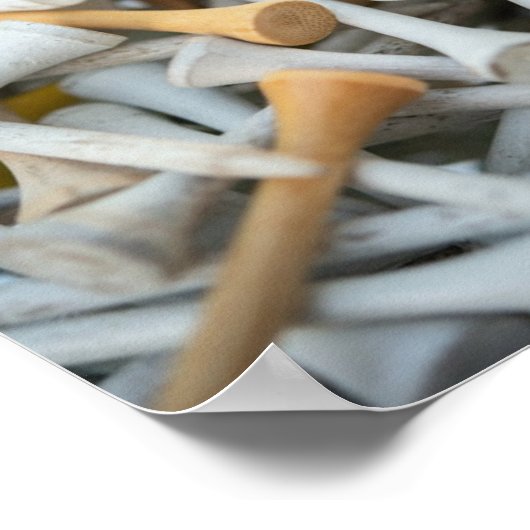 Golf Tees ポスター (角)