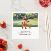GOLF TEXAS Birthday party for cat lovers スタンダードカクテルナプキン (インサイチュ)