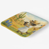 Golf Texas Birthday Themed for Cat Lovers  ペーパープレート (傾斜あり)