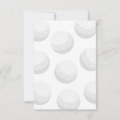 Golf Thank You Card サンキューカード (裏面)