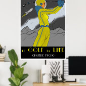 Golf the Moon ポスター (ホームオフィス)