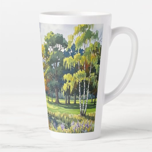 Golf Theme カフェラテマグ (右)