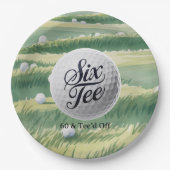 Golf Theme 60 & Tee’d Off Birthday Party  ペーパープレート (正面)