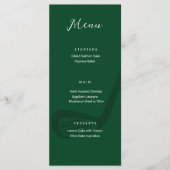 Golf Theme Birthday Party Menu Card メニュー (正面)