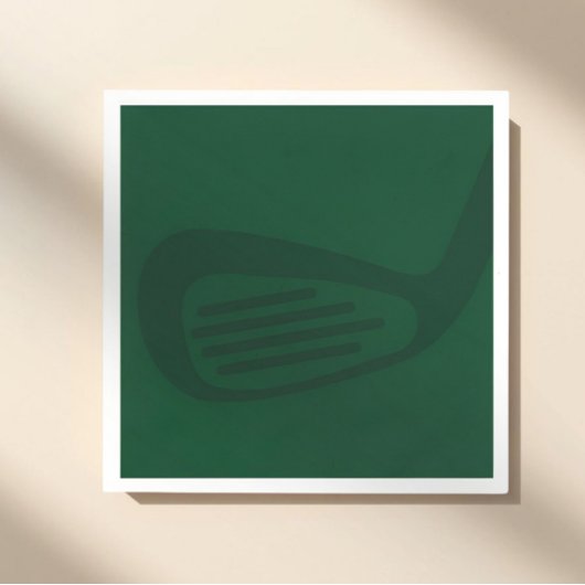 Golf Theme Birthday Party Napkins スタンダードカクテルナプキン