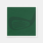 Golf Theme Birthday Party Napkins スタンダードカクテルナプキン (正面)