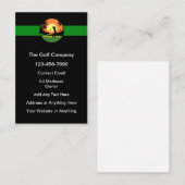 Golf Theme Modern Vertical Business Cards 名刺 (正面/裏面)