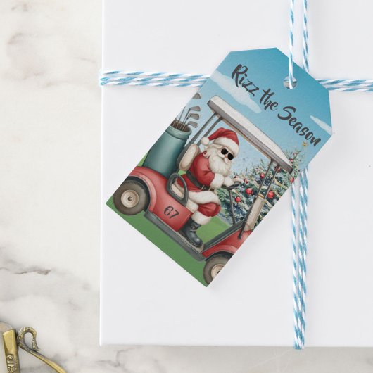 Golf Theme Rizz the Season 67 Name ギフトタグ