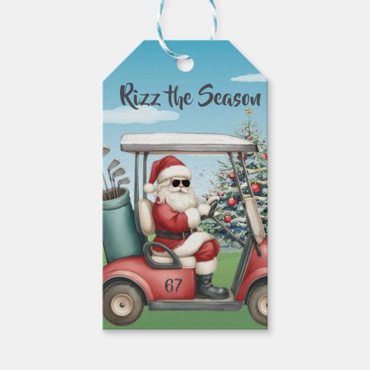 Golf Theme Rizz the Season 67 Name ギフトタグ (正面)