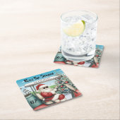 Golf Theme Rizz the Season 67 Name スクエアペーパーコースター (インサイチュ)