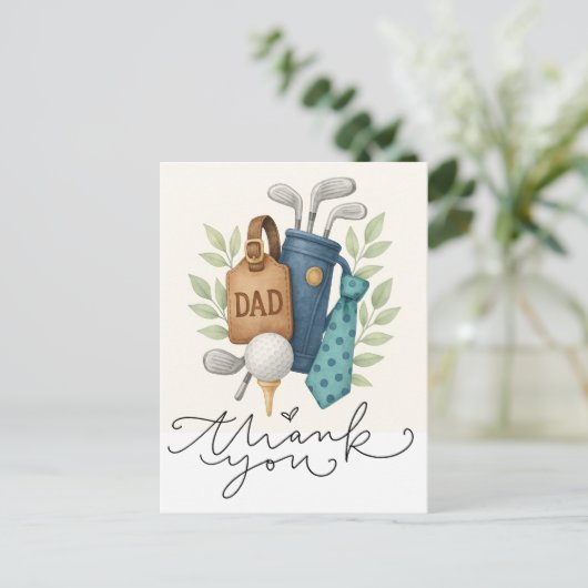 Golf themed for Dad ポストカード (スタンド正面)