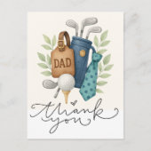 Golf themed for Dad ポストカード (正面)