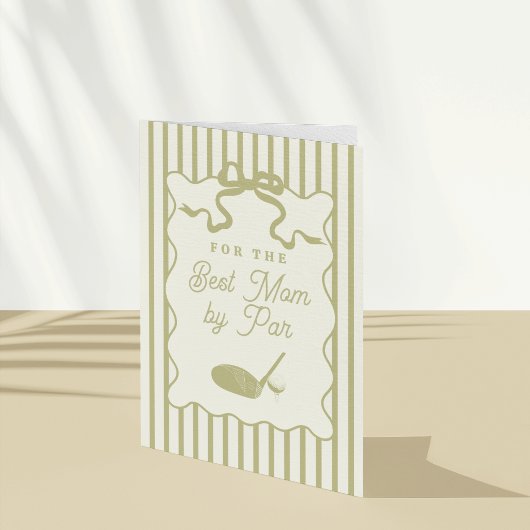 Golf Themed Mother's Day Card カード