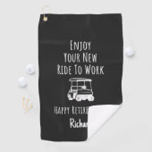 Golf Themed Retirement Gifts Funny Golfer Related  ゴルフタオル (インサイチュ)