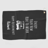 Golf Themed Retirement Gifts Funny Golfer Related  ゴルフタオル (横)