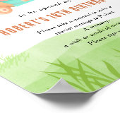 Golf Time Capsule 1st birthday  ポスター (角)