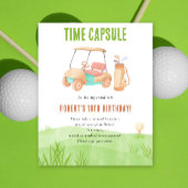Golf Time Capsule 1st birthday  ポスター