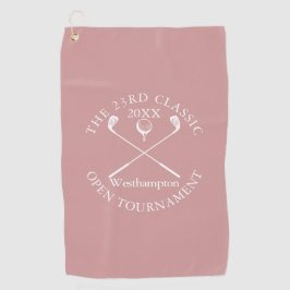 Golf Tournament Classic Event Dusty Rose Pink ゴルフタオル