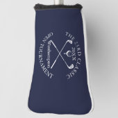 Golf Tournament Classic Event Navy Blue ゴルフヘッドカバー (回転90)