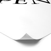 Golf Tournament Classic Event Sign ポスター (角)