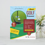 Golf Tournament Flyer Template (スタンド正面)