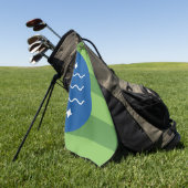 Golf Towel ゴルフタオル (グリーン)