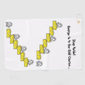Golf Towel Cheese Mouse  ゴルフタオル (横)