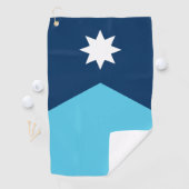 Golf Towel with flag of Minnesota, USA ゴルフタオル (インサイチュ)