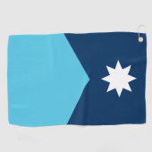 Golf Towel with flag of Minnesota, USA ゴルフタオル (横)