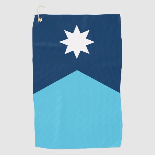 Golf Towel with flag of Minnesota, USA ゴルフタオル (正面)